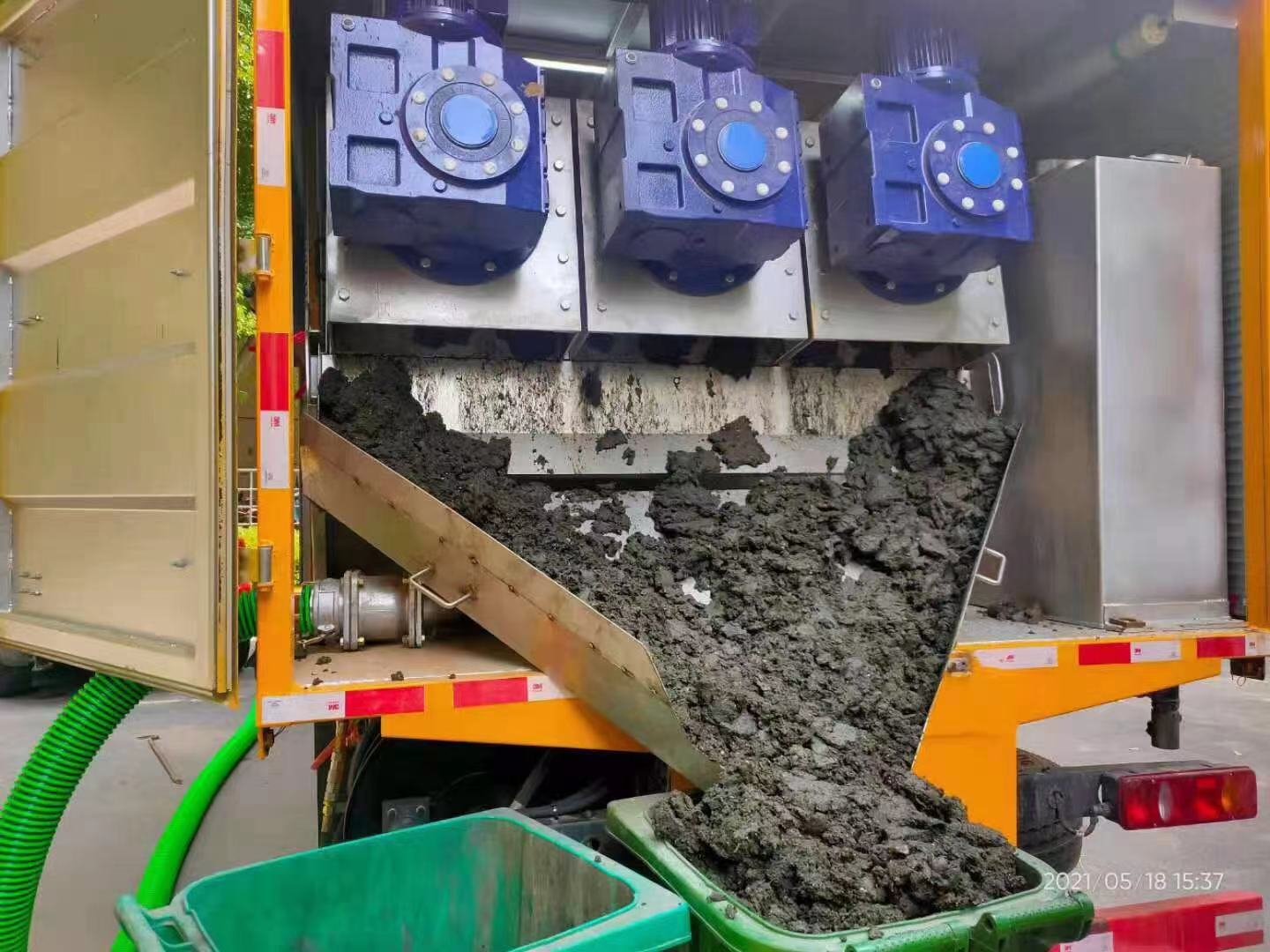 高密化粪池清掏城市维护站-泥浆净化干湿分离处理